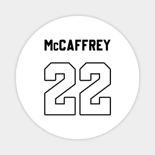 Christian McCaffrey Back Magnet